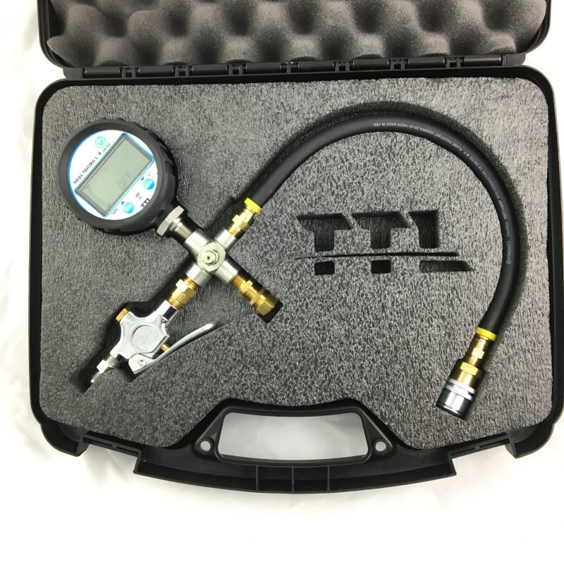 TTL DIGITAL AIRCRAFT TIRE INFLATOR, 0-300 PSI - Tool Testing Lab Inc.