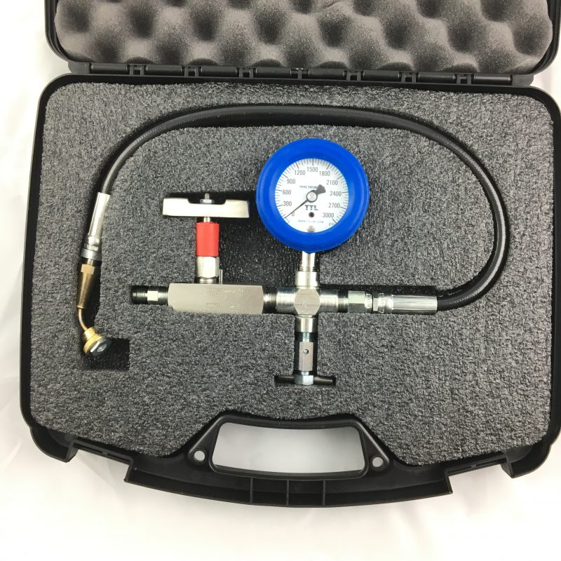 TTL ANALOG AIRCRAFT STRUT GAUGE, 0-3000 PSI - Tool Testing Lab Inc.